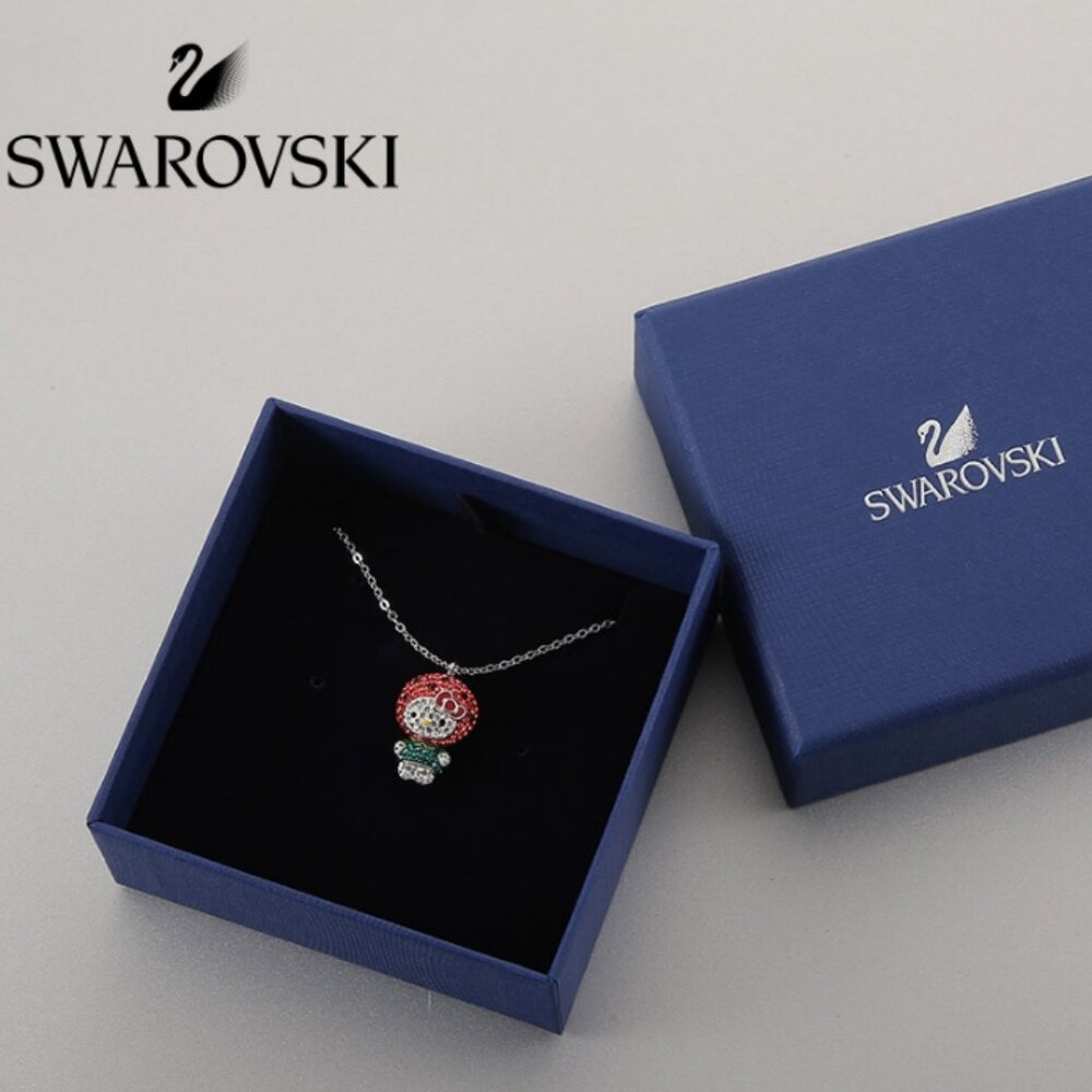 Hello Kitty Swarovski Watermelon Pendant Necklace – Limited Edition
